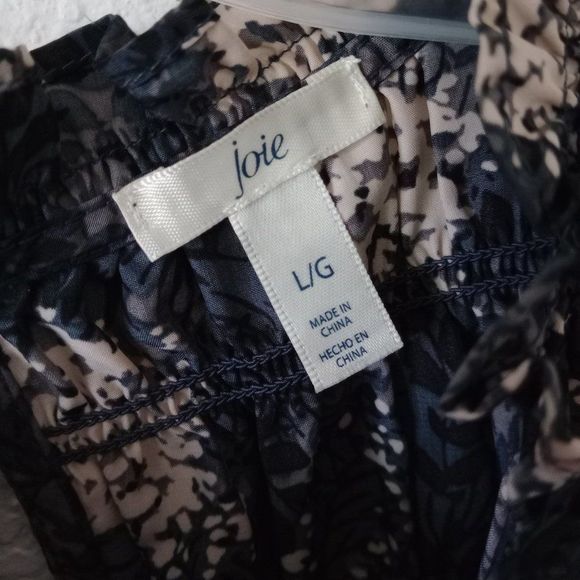 Joie Women's Baltic Print Sleeveless Top size Large - Picture 3 of 11